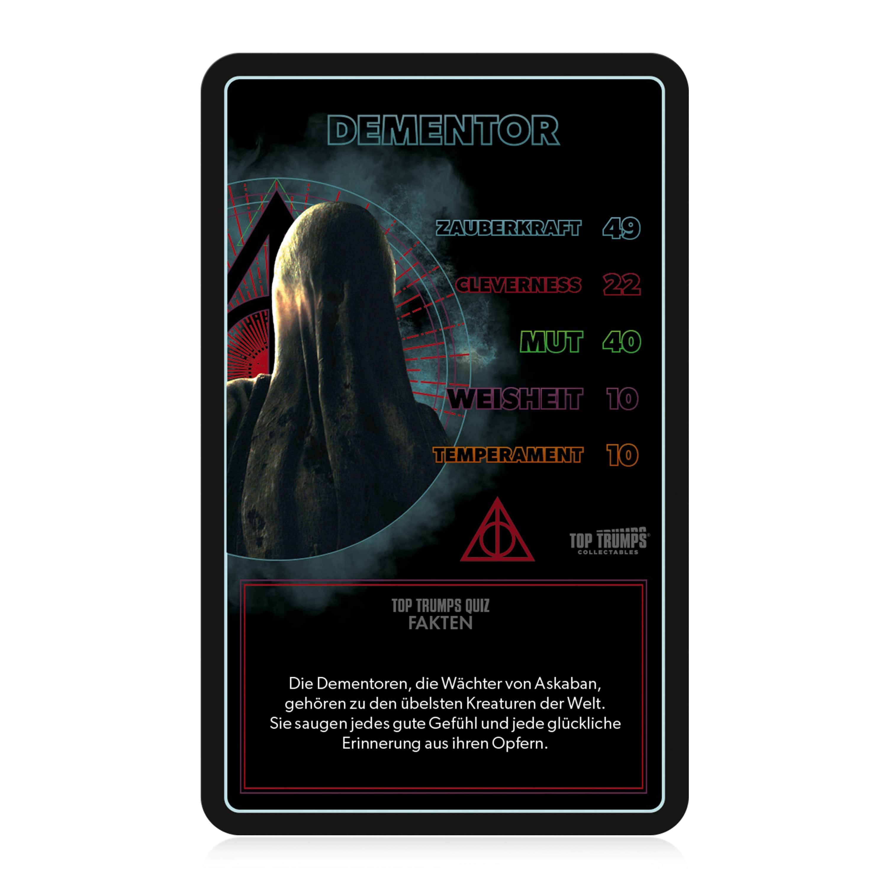 Kartenspiel Top Trumps Harry Potter Die dunklen Künste 30 Karten | Tinisu