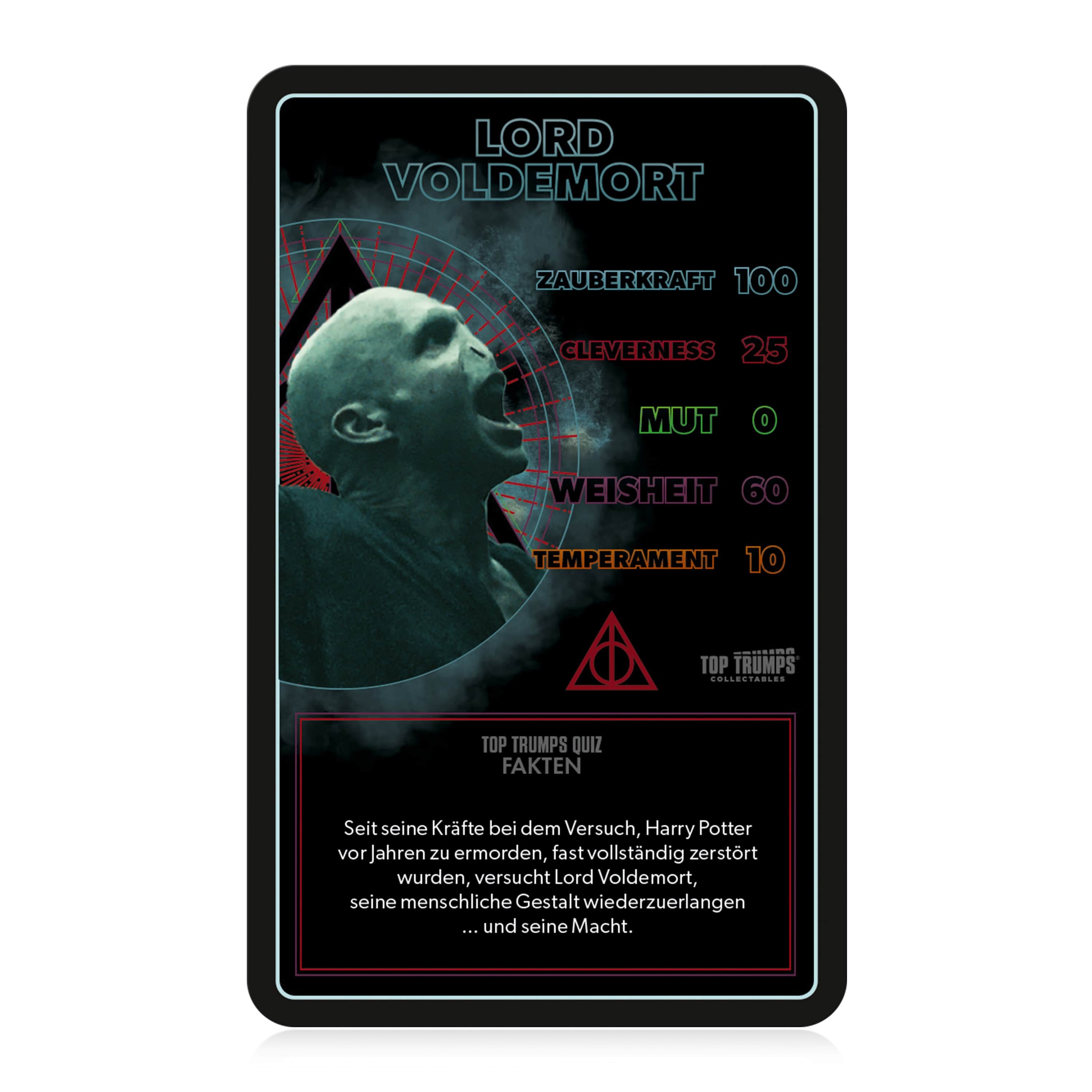 Kartenspiel Top Trumps Harry Potter Die dunklen Künste 30 Karten | Tinisu
