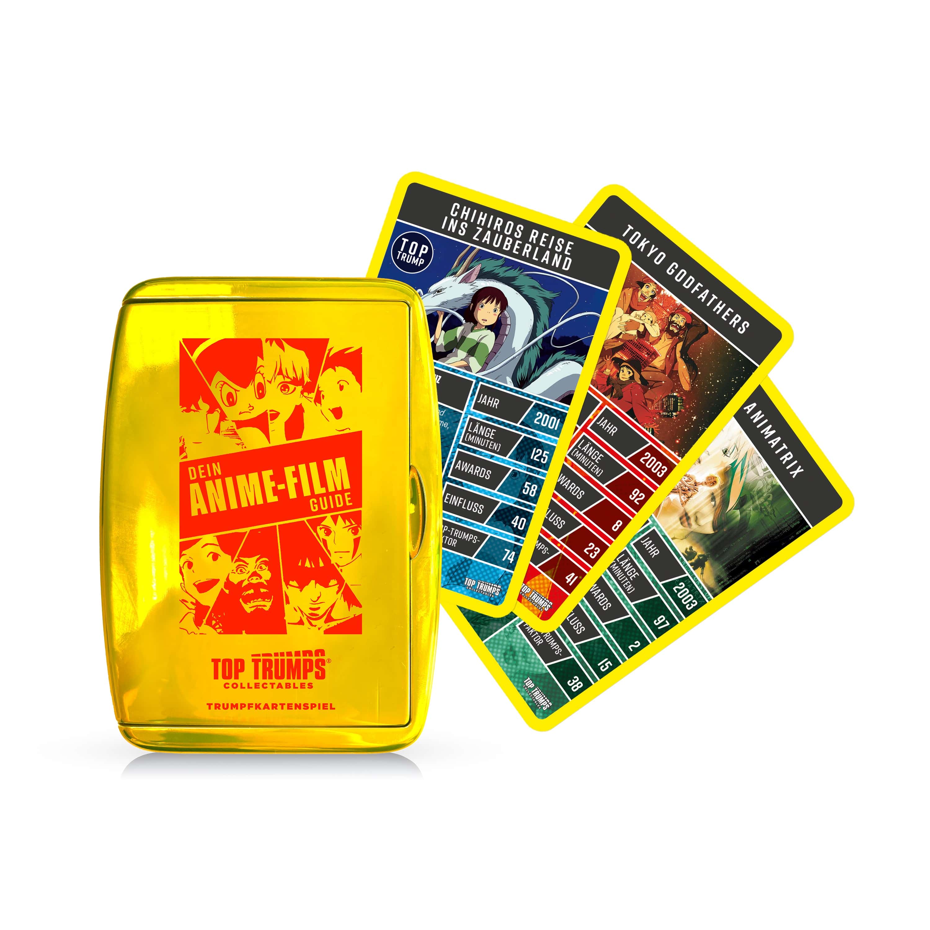 Kartenspiel Top Trumps – Anime Collectables gelb Kunststoff | Tinisu