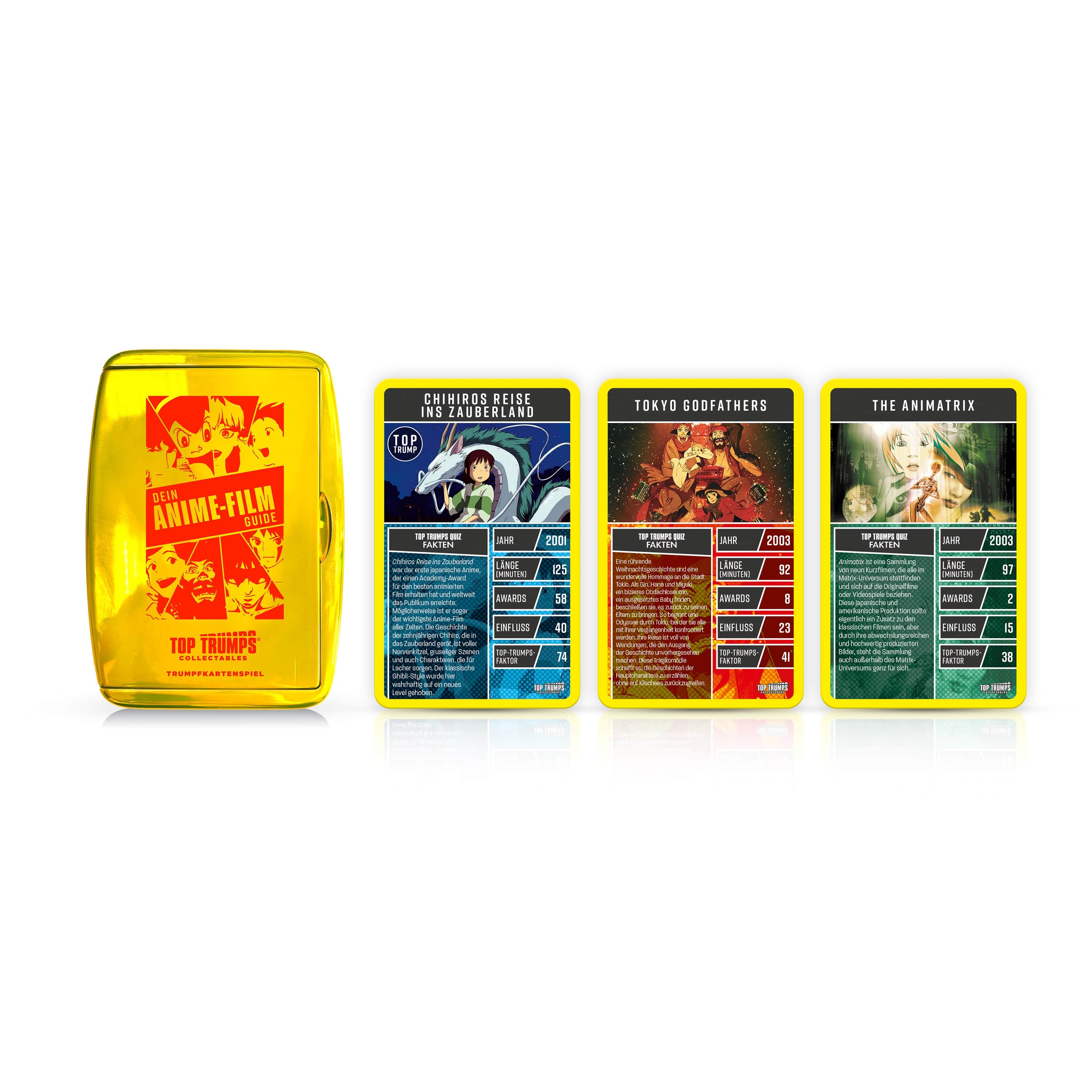 Kartenspiel Top Trumps – Anime Collectables gelb Kunststoff | Tinisu