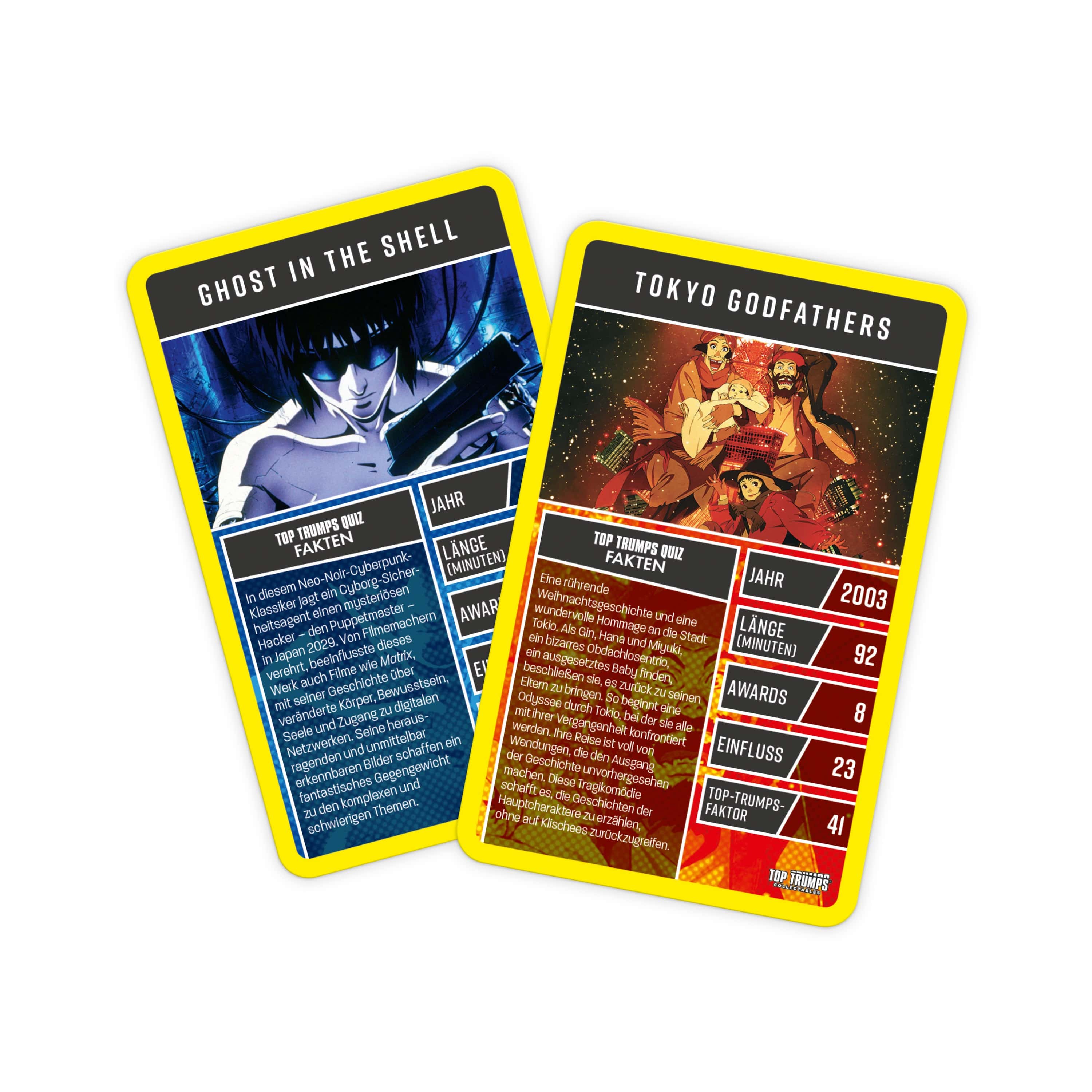 Kartenspiel Top Trumps – Anime Collectables gelb Kunststoff | Tinisu