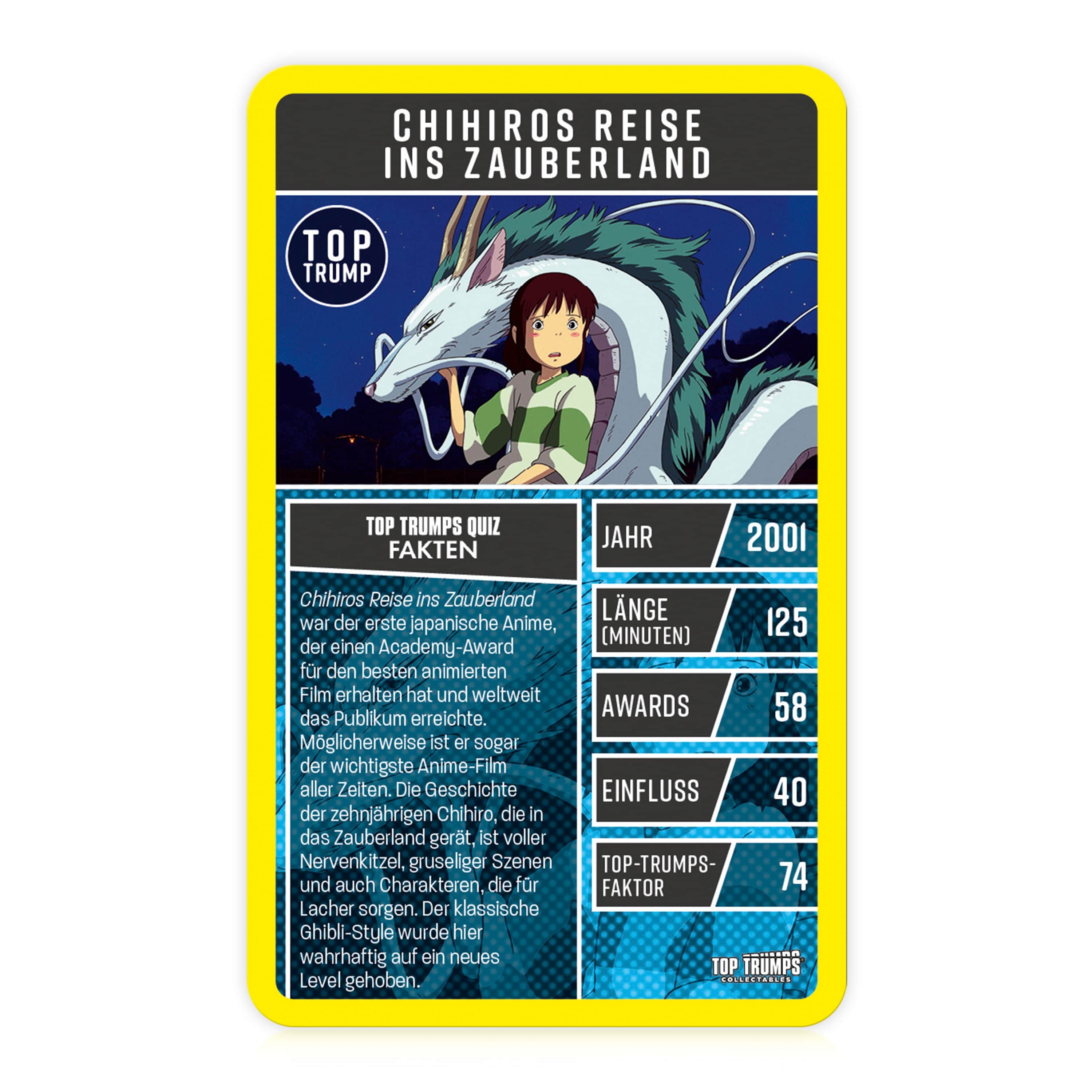 Kartenspiel Top Trumps – Anime Collectables gelb Kunststoff | Tinisu