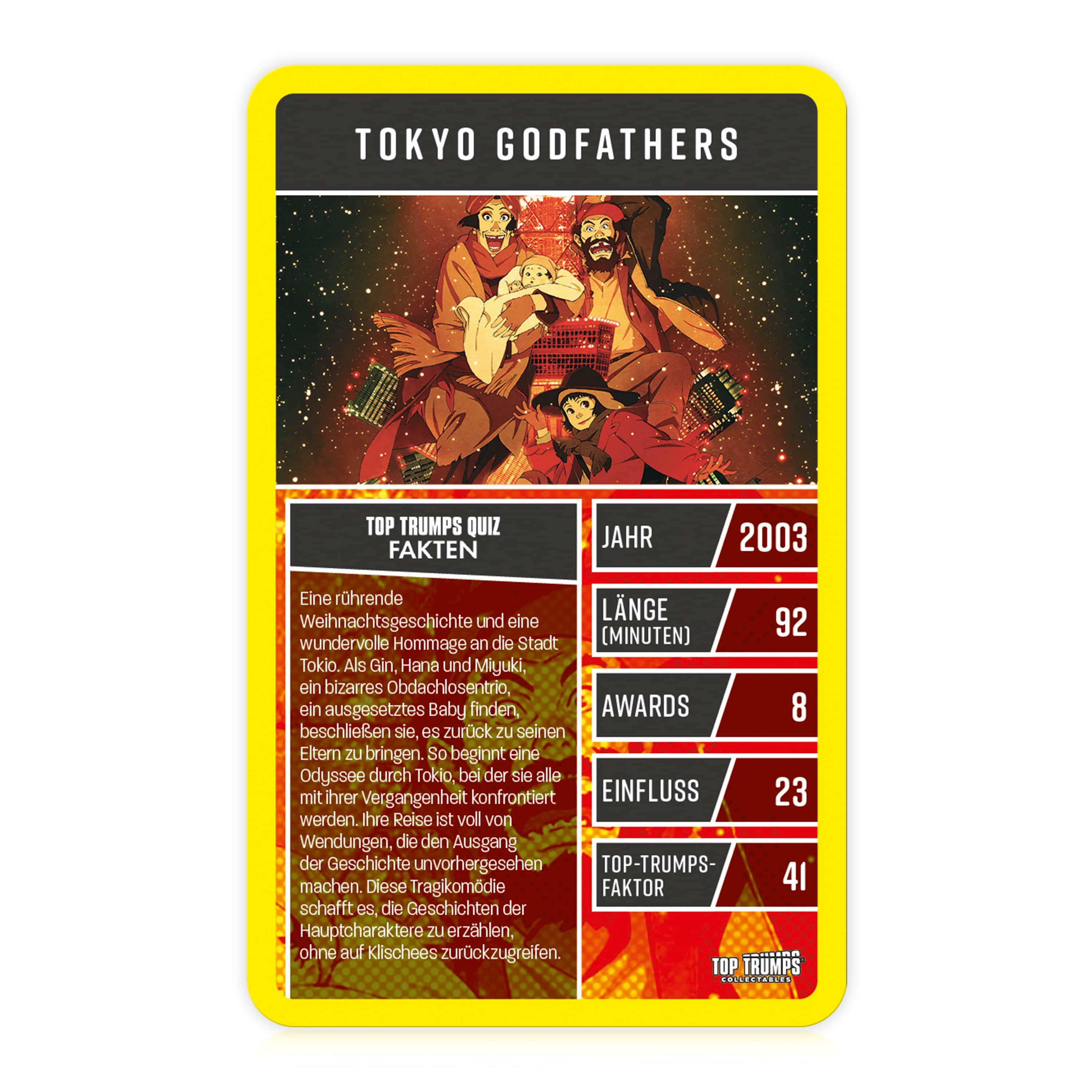 Kartenspiel Top Trumps – Anime Collectables gelb Kunststoff | Tinisu