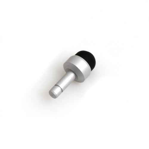SYSTEM-S Mini Stylus Touch Pen für Touchscreen-Geräte grau silber-farbend