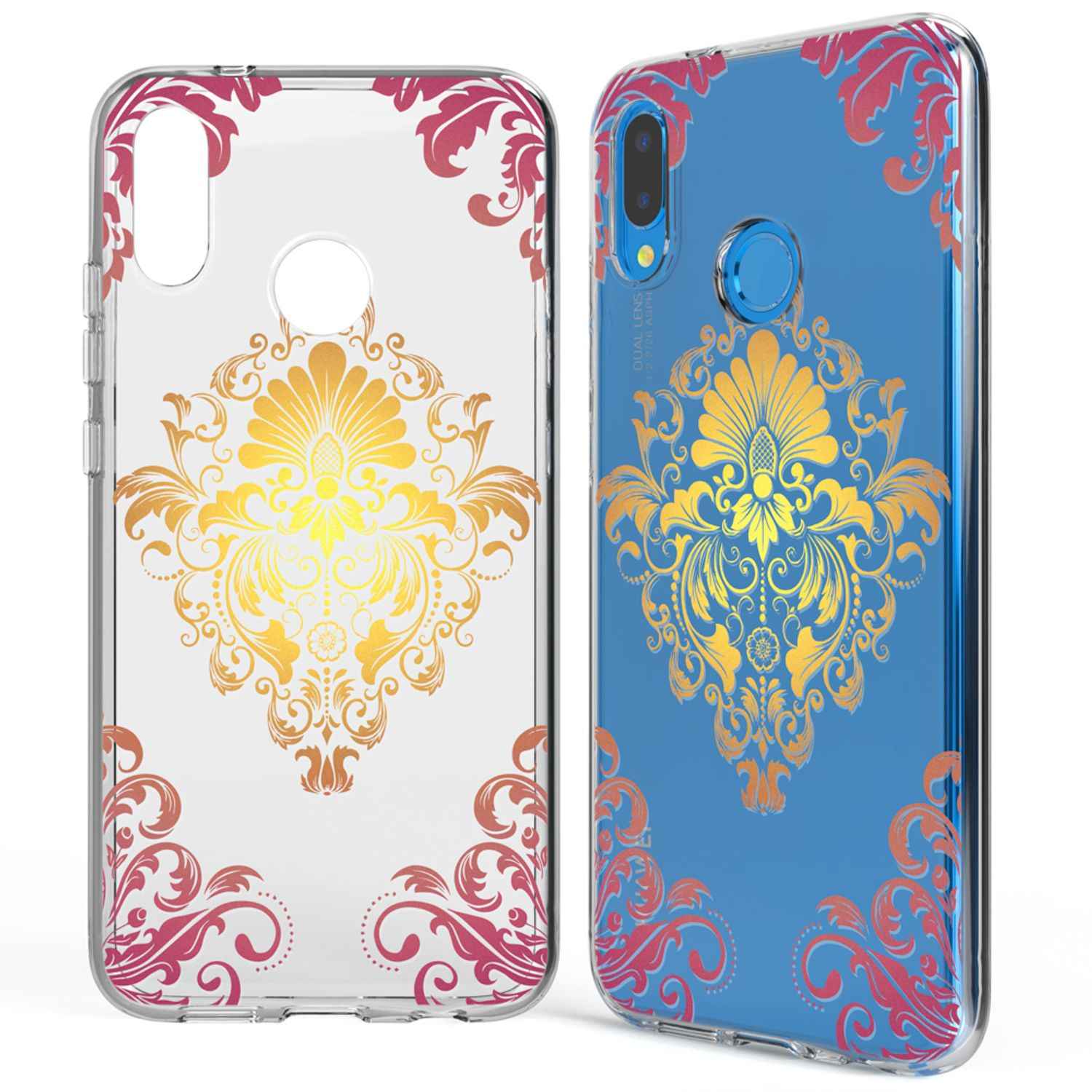 Huawei P20 Lite Hülle Handyhülle von NALIA, Slim Silikon Cover Schutzhülle