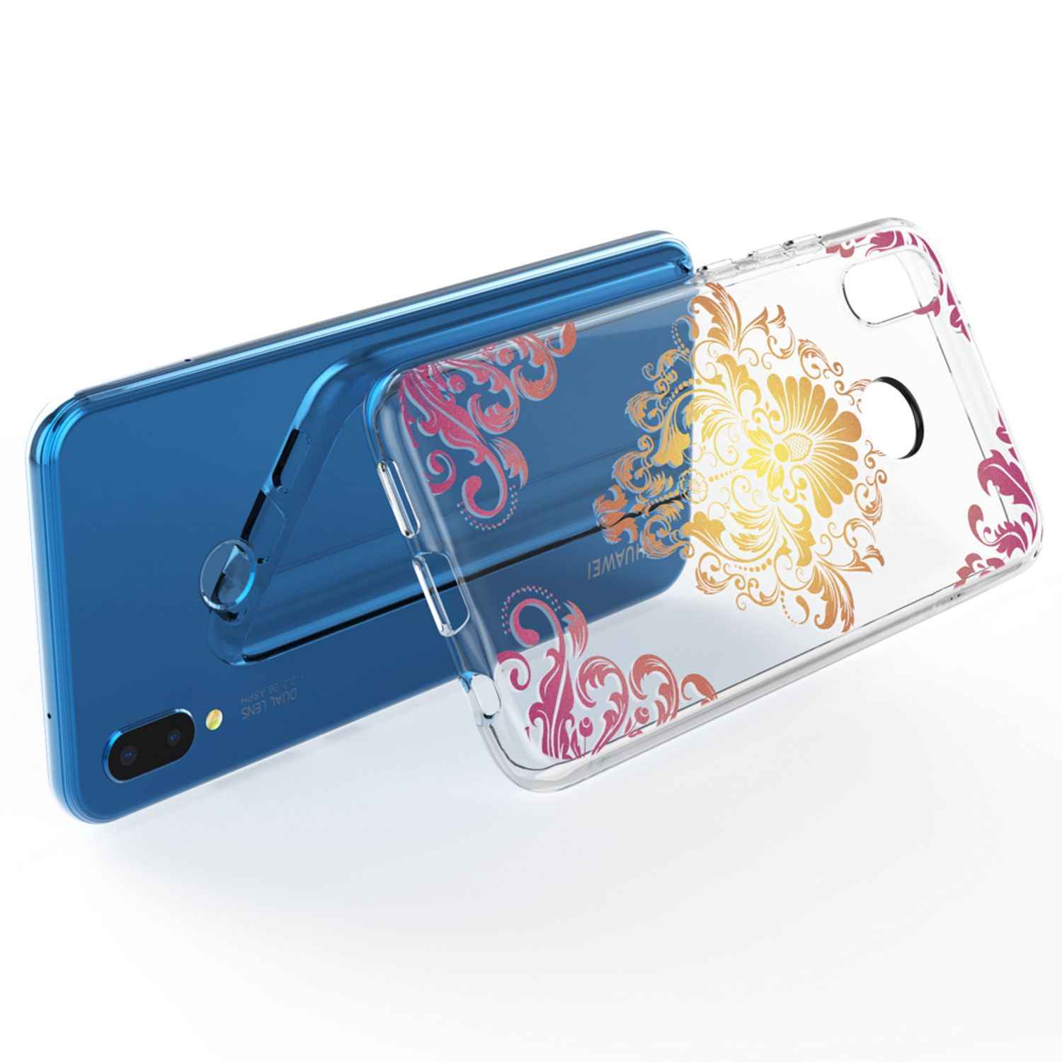 Huawei P20 Lite Hülle Handyhülle von NALIA, Slim Silikon Cover Schutzhülle
