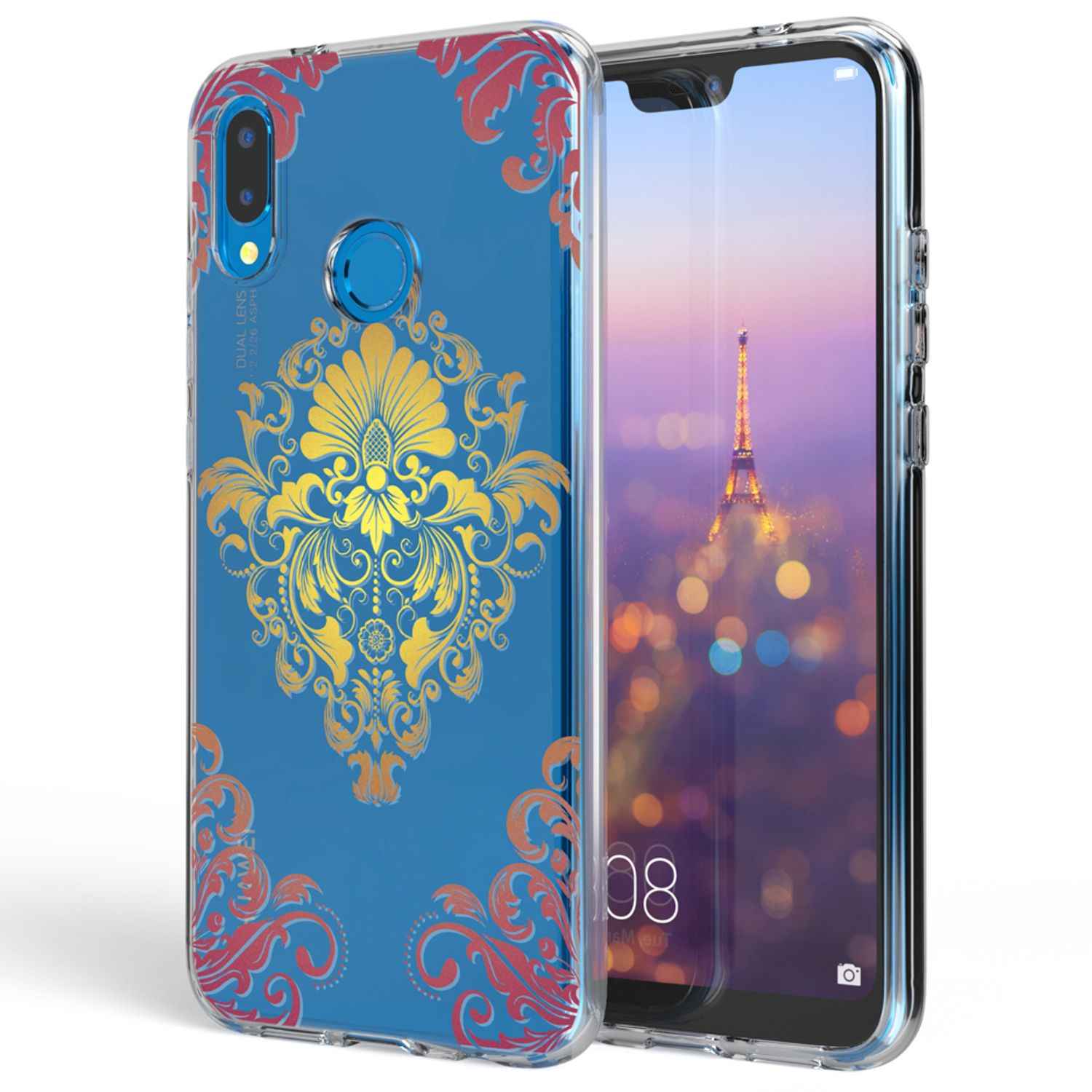 Huawei P20 Lite Hülle Handyhülle von NALIA, Slim Silikon Cover Schutzhülle