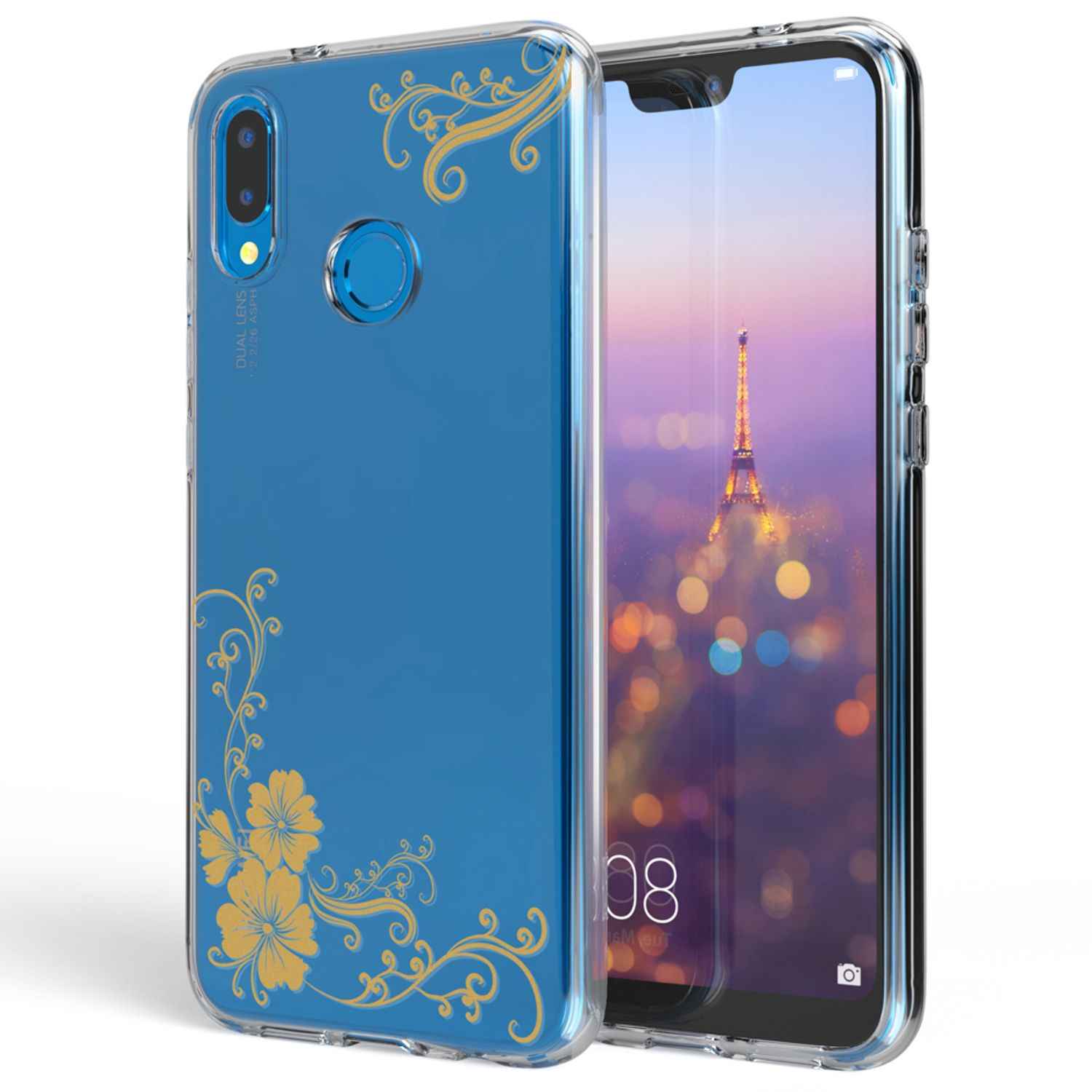 Huawei P20 Lite Hülle Handyhülle von NALIA, Slim Silikon Cover Schutzhülle