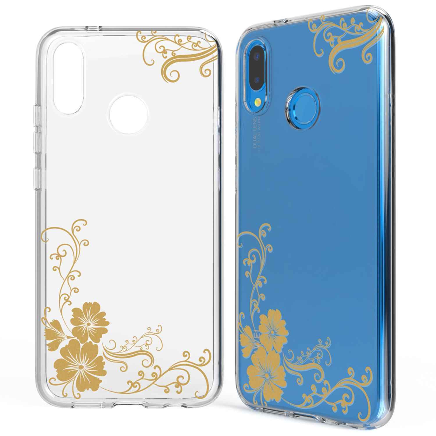 Huawei P20 Lite Hülle Handyhülle von NALIA, Slim Silikon Cover Schutzhülle