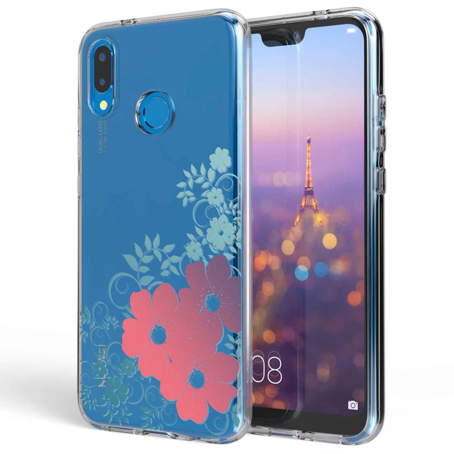 Huawei P20 Lite Hülle Handyhülle von NALIA, Slim Silikon Cover Schutzhülle