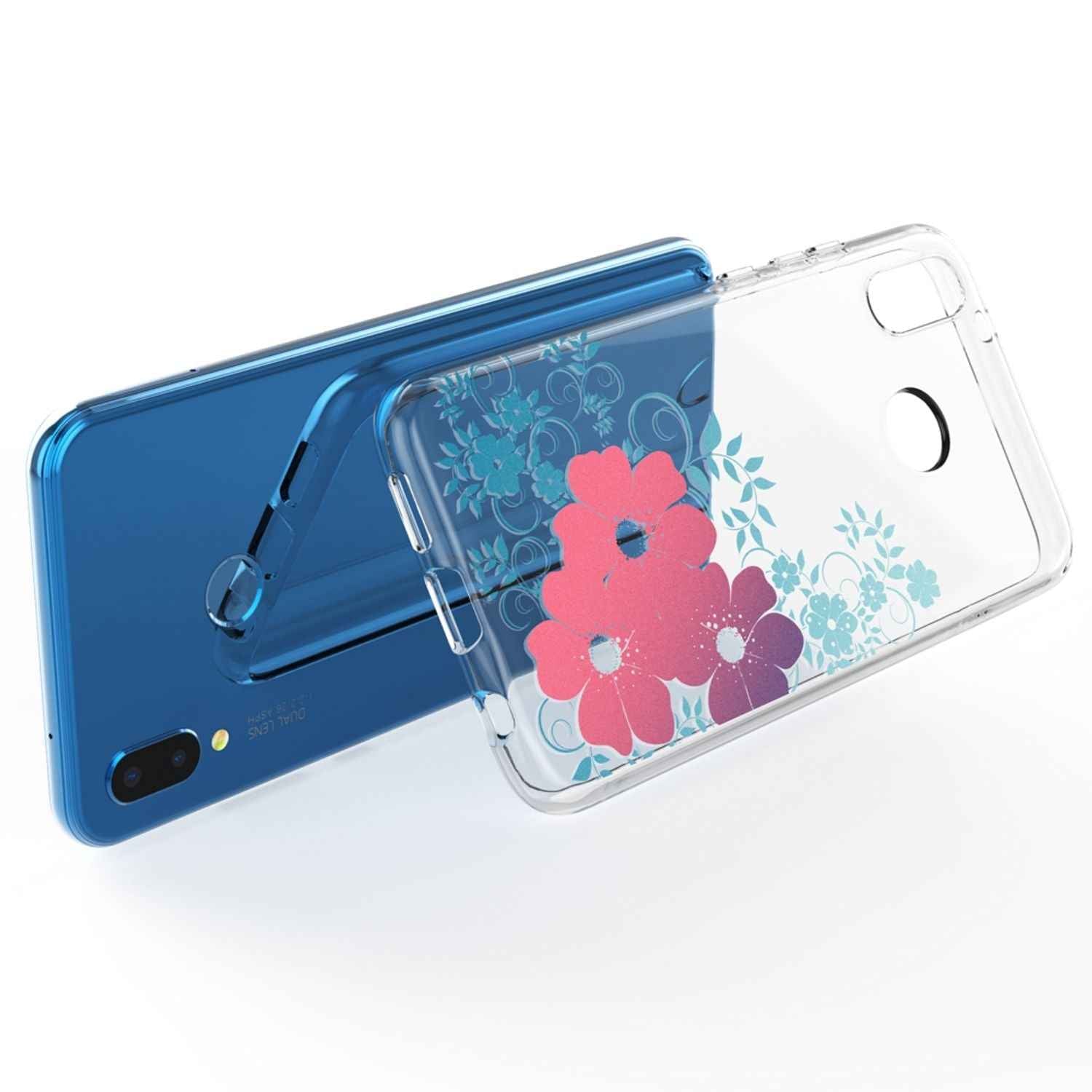 Huawei P20 Lite Hülle Handyhülle von NALIA, Slim Silikon Cover Schutzhülle