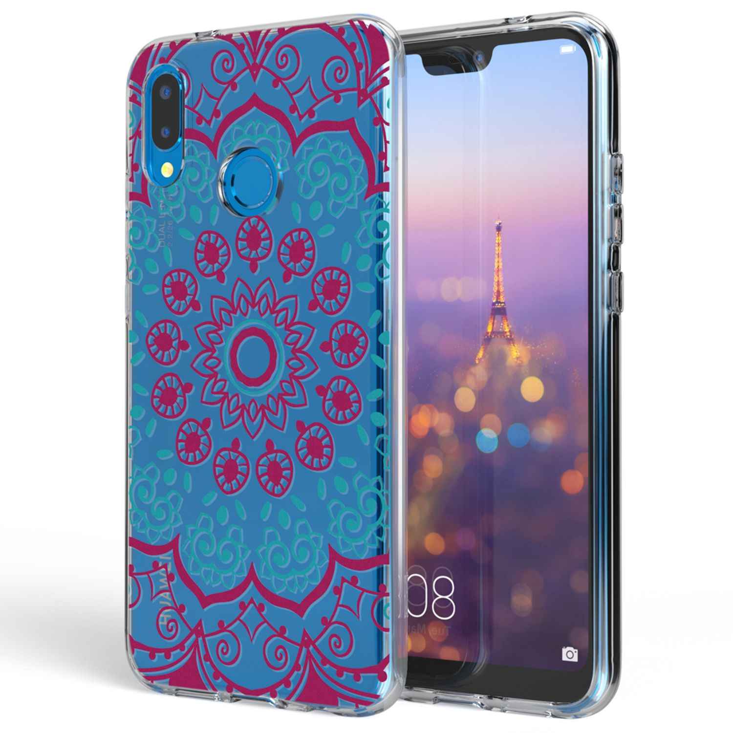 Huawei P20 Lite Hülle Handyhülle von NALIA, Slim Silikon Cover Schutzhülle