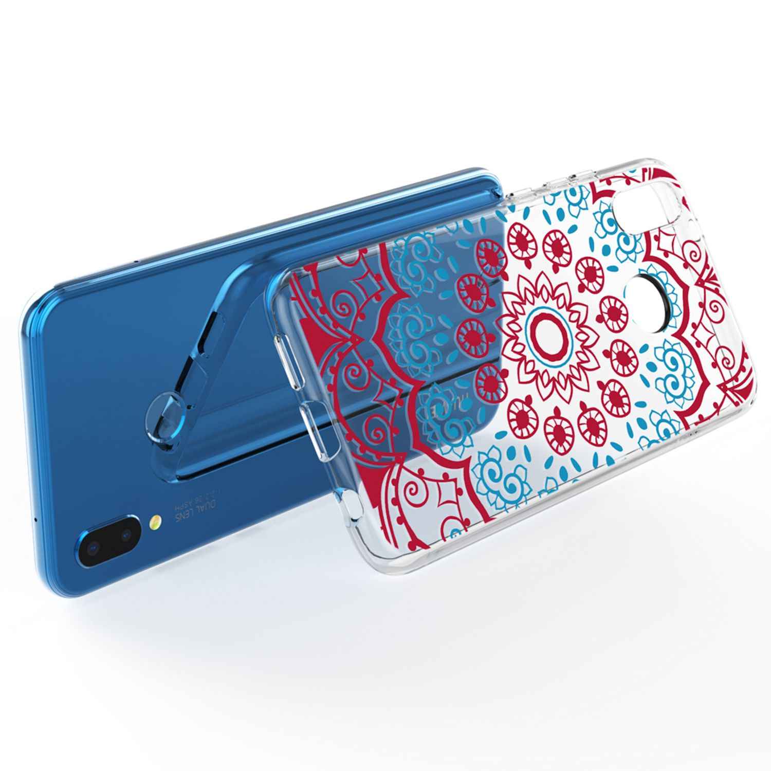 Huawei P20 Lite Hülle Handyhülle von NALIA, Slim Silikon Cover Schutzhülle