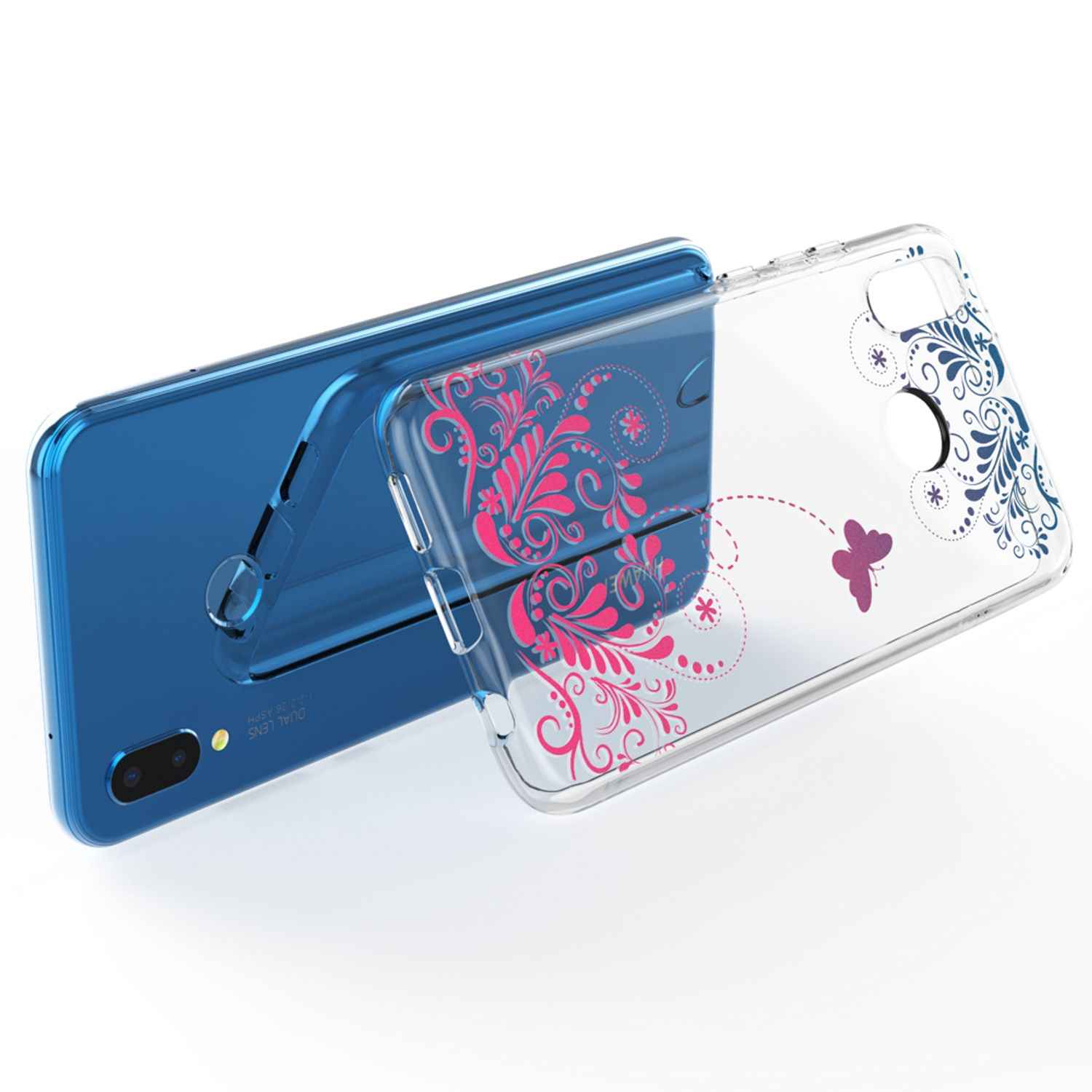 Huawei P20 Lite Hülle Handyhülle von NALIA, Slim Silikon Cover Schutzhülle