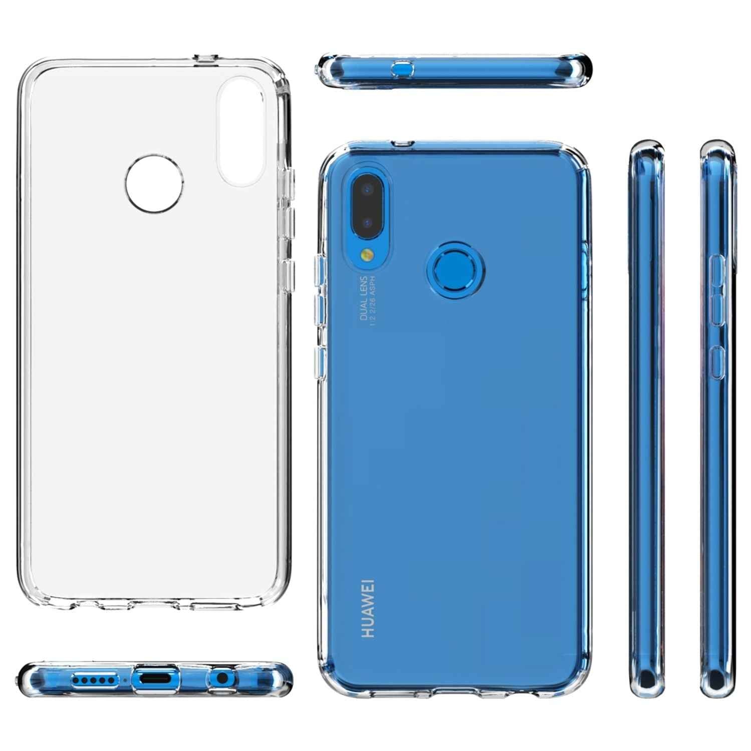 Huawei P20 Lite Hülle Handyhülle von NALIA, Slim Silikon Cover Schutzhülle
