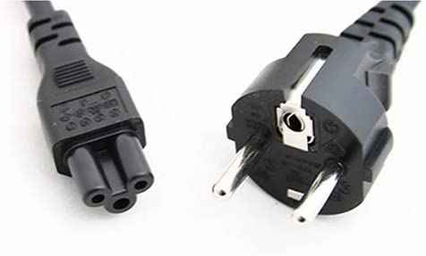 System-S Netzkabel 3 Polig Kleeblattstecker