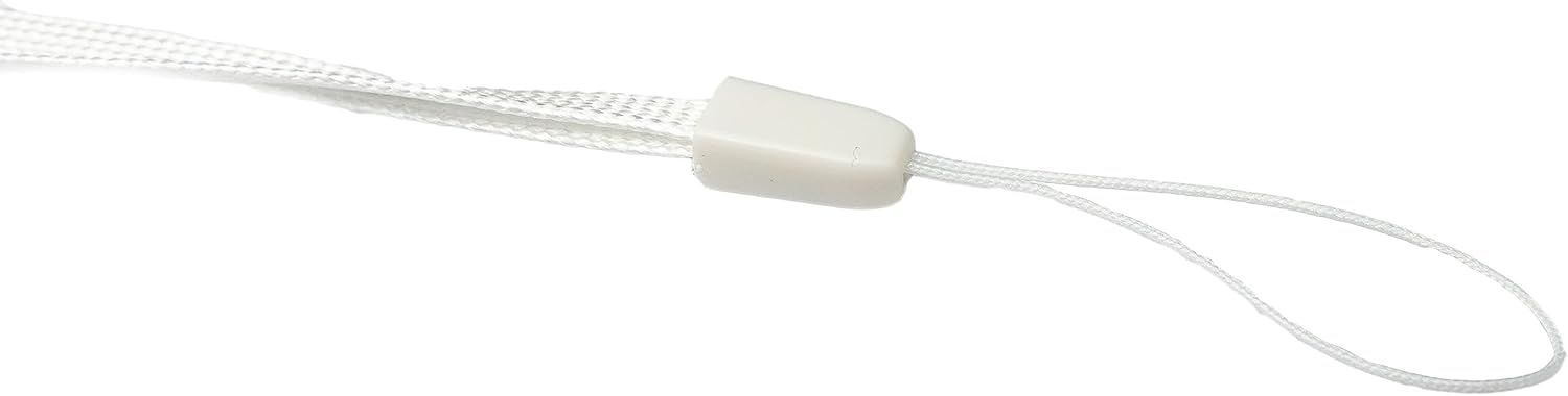 Umhängeband aus Nylon in Weiß 50 cm mit Schlaufe für Smartphone | System-S