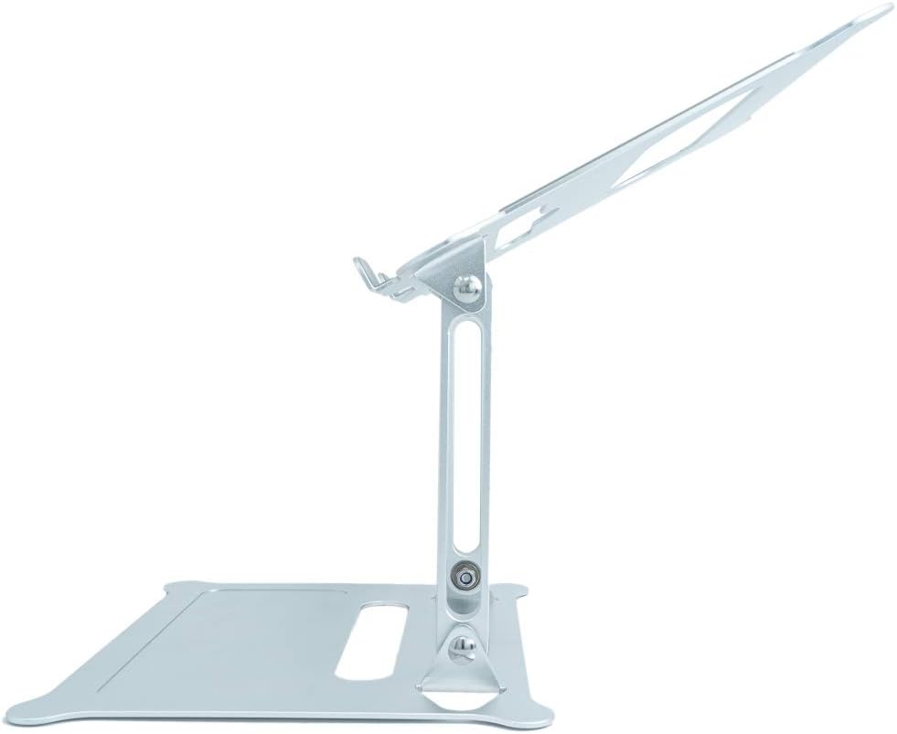 Notebook-Ständer einstellbar aus Metall in Grau für 25-40 cm Geräte | System-S