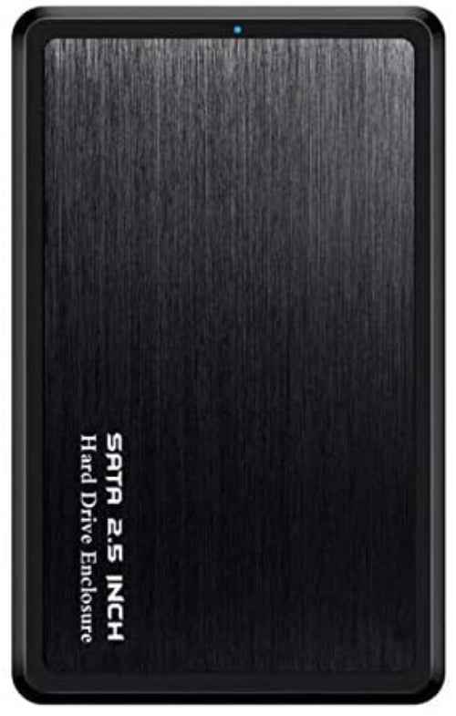 System-S USB 3.0 Micro B Festplattengehäuse 2, 5 Zoll SATA 1 2 3 HDD in Schwarz