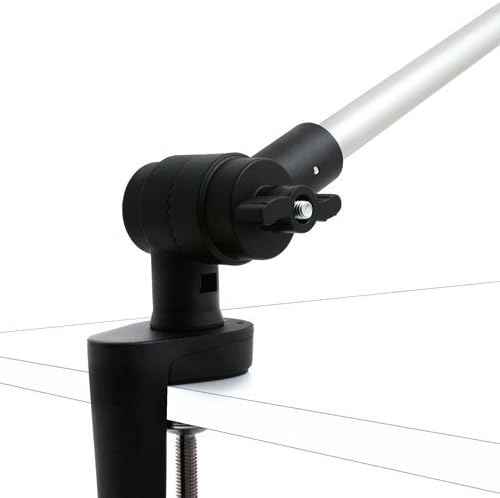 System-S Tischhalterung Halter mit Schwenkarm Flexibel Ständer Stand mit Tischklemme für iPad Pro 12,9 Zoll