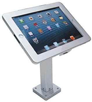SYSTEM-S Messe Wandhalterung abschließbar Halter gerade für iPad 9.7" (2018) A1893 A1954 A1822 A1823 A1474 A1475 A1476 A1566 A1567 Air 1 2