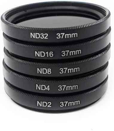 SYSTEM-S ND Filter 37 mm Set Neutraldichtefilter Graufilter Hülle für iPhone 11 Pro Max