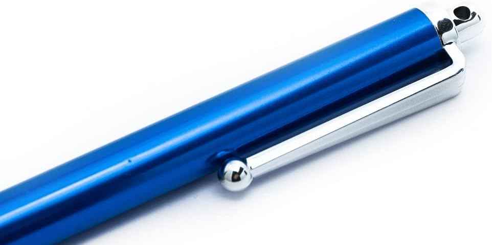 SYSTEM-S Touchpen Stylus in Blau aus Aluminium für Tablet Smartphone Laptop