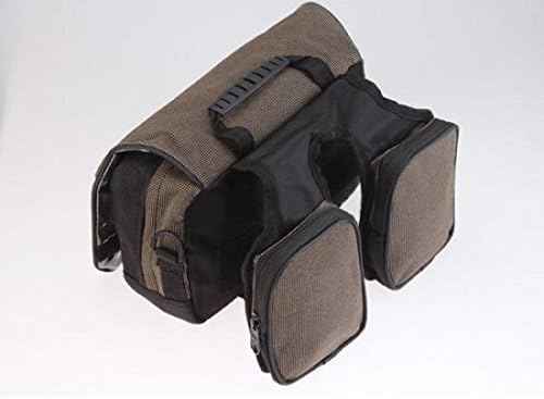 System-S Multifunktions- Fahrradtasche Lenkertasche Fahrradhalterung Fahrradtasche Schultertasche in Schwarz-braun