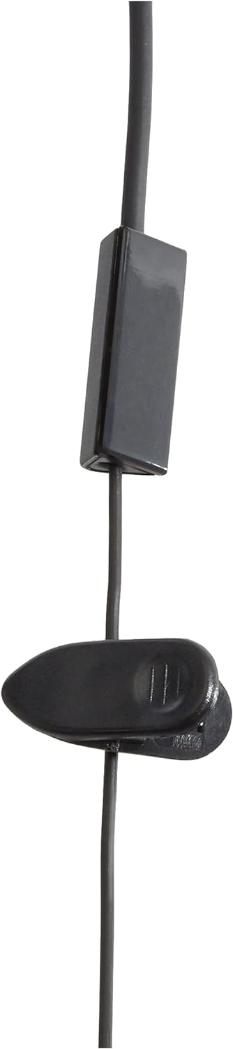 Mono Headset Einohr mit Mikrofon und Fernbedienung 95 cm Kabel schwarz