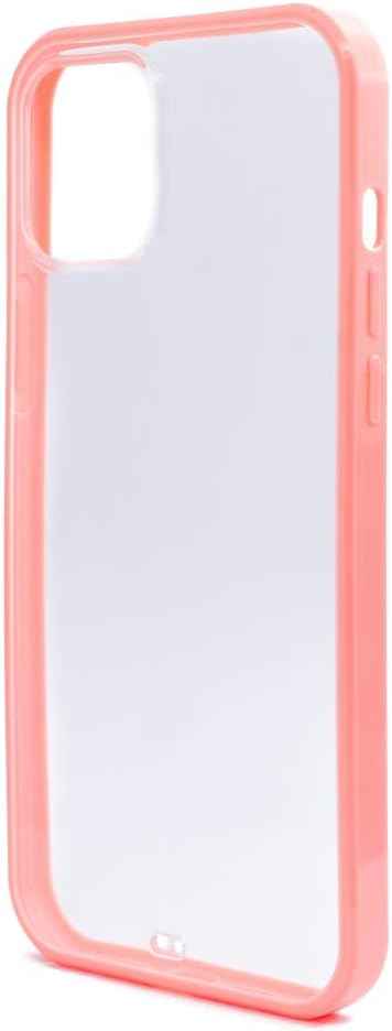SYSTEM-S Schutzhülle aus Silikon in Pink Transparent Hülle kompatibel mit iPhone 12 Pro Max