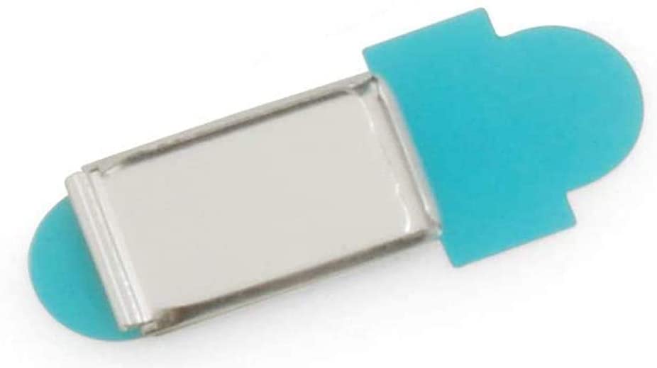 Webcam Abdeckung selbstklebend silber 11 mm Kunststoff | System-S