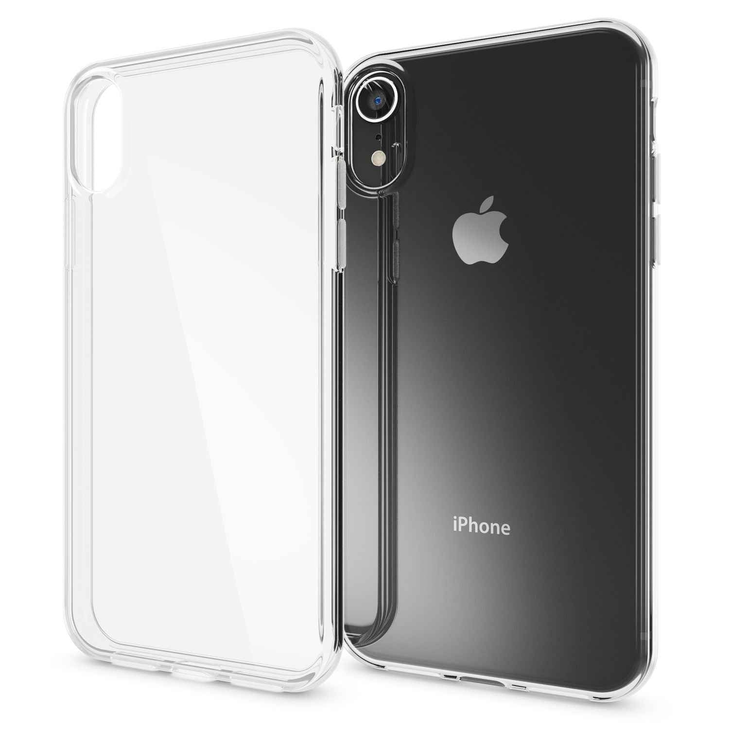 NALIA Handyhülle für Apple iPhone XR Hülle, Durchsichtige Silikon Schutzhülle