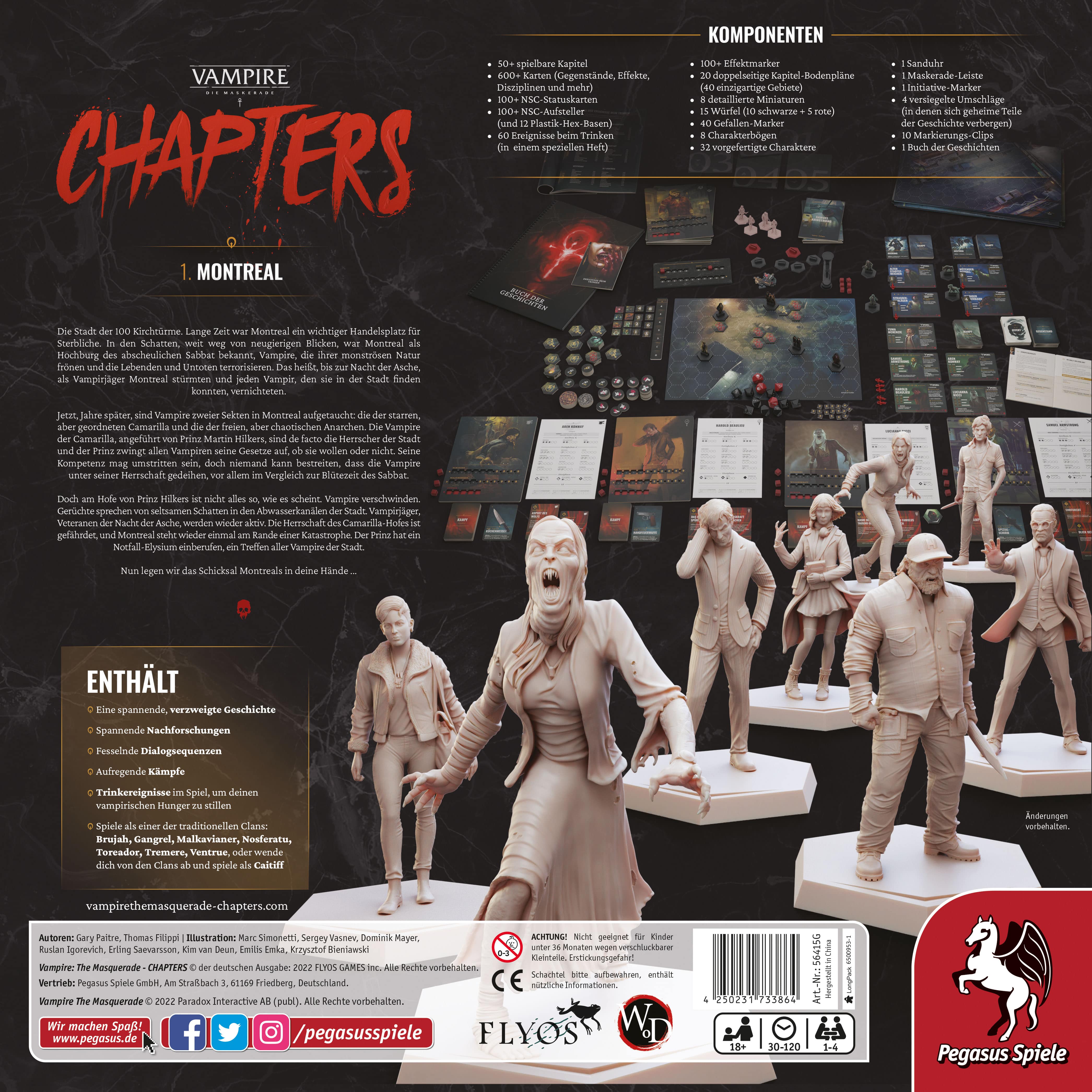 Brettspiel Vampire: Die Maskerade Chapters Grundspiel | Tinisu
