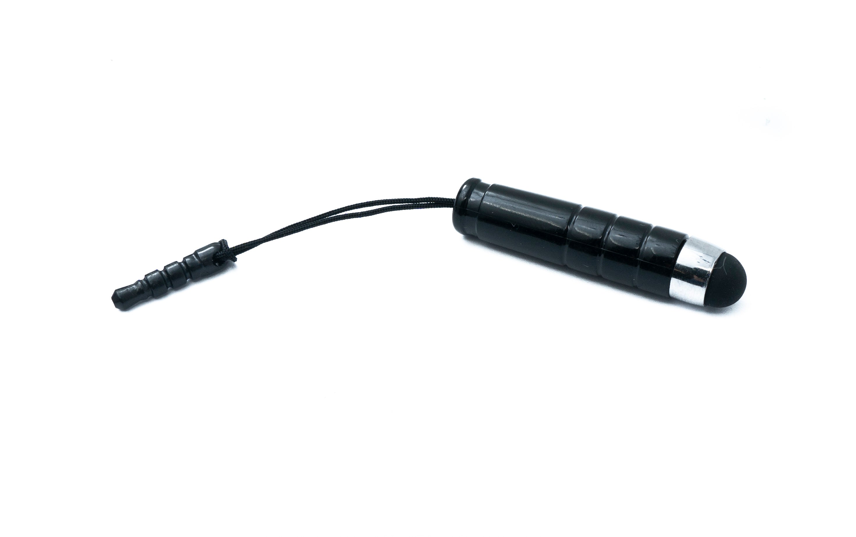 Stylus Touch Pen 5 cm Silikonspitze schwarz für Smartphone Tablet PDA | System-S