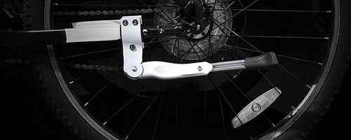 System-S Fahrradständer Seitenständer Arm Weiß