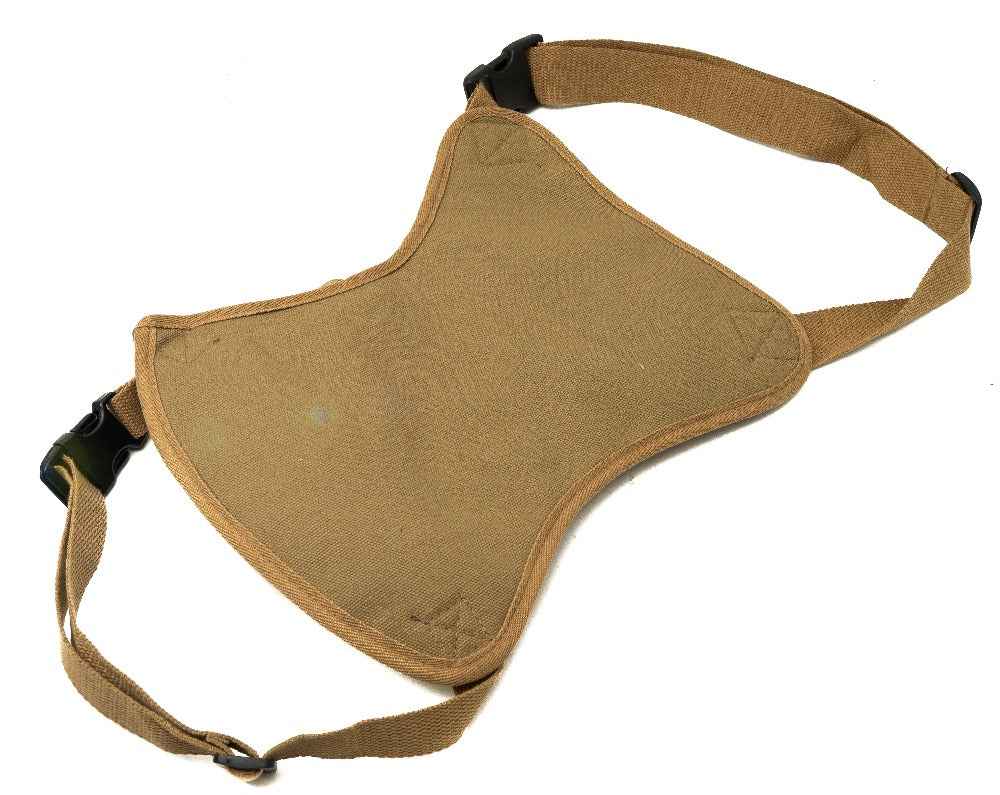 SYSTEM-S Tasche Wander Fahrrad Beutel aus Canvas Segeltuch in Braun