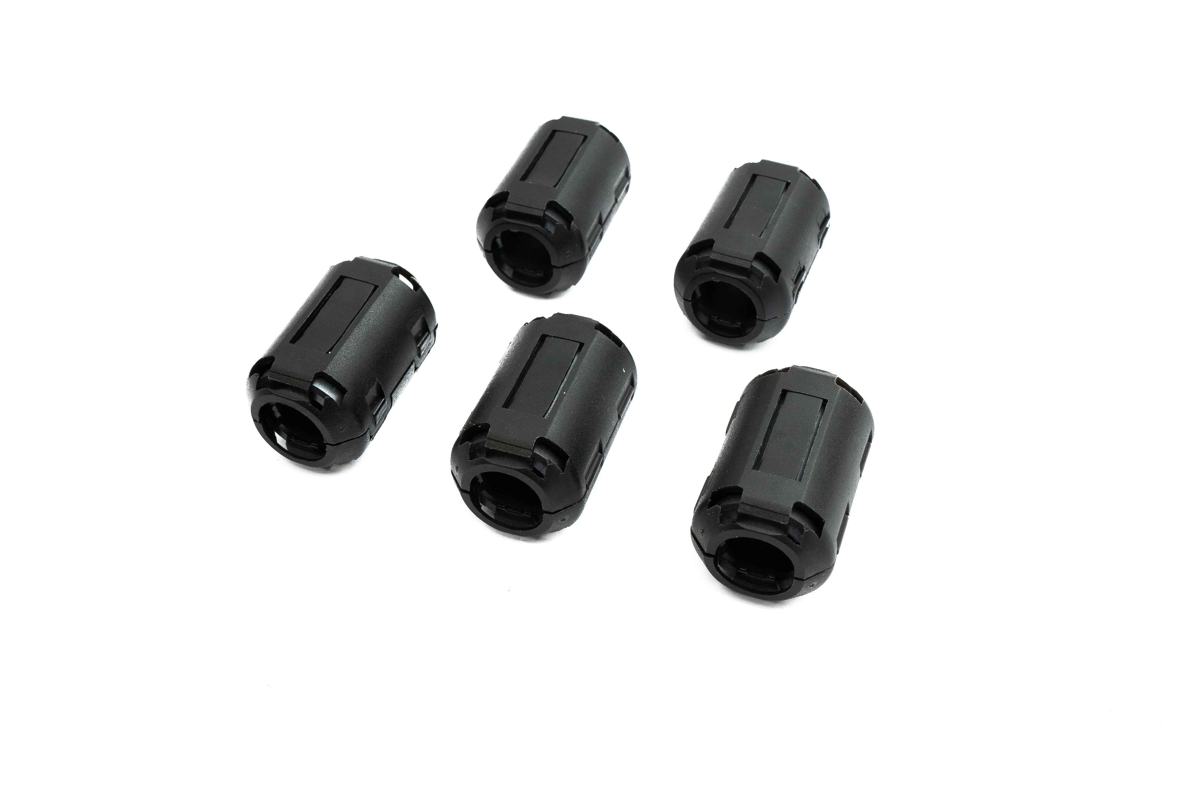SYSTEM-S 5x Ferritkern 13 mm Ø geteilt Klappferrit Ringkern Mantelwellenfilter für Kabel