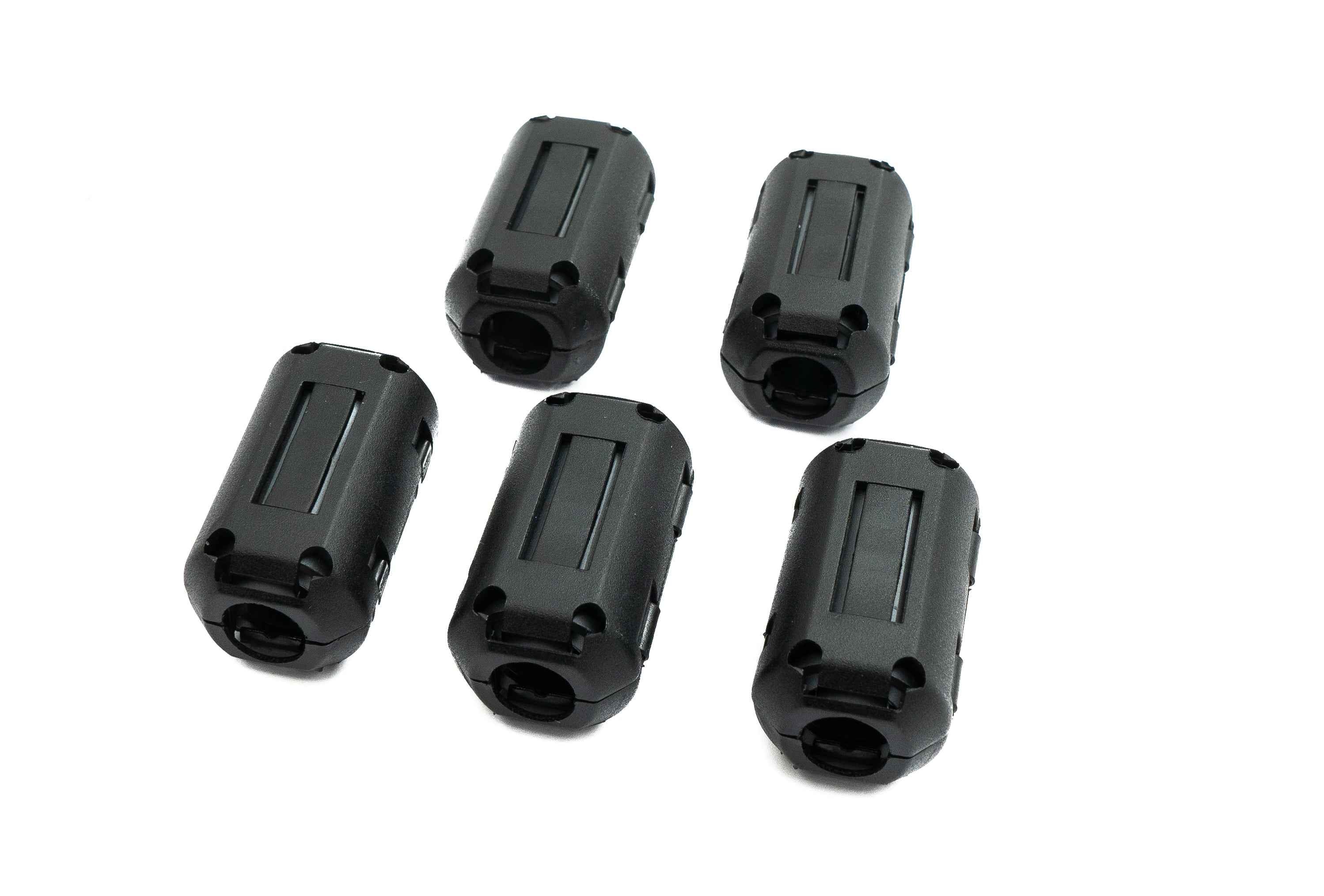 SYSTEM-S 5x Ferritkern 9 mm Ø geteilt Klappferrit Ringkern Mantelwellenfilter für Kabel