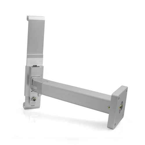 SYSTEM-S Universal Präsentation Wandhalter Haltearm abschließbar Wandhalterung für Tablet PC´s von 9.7-12 Zoll
