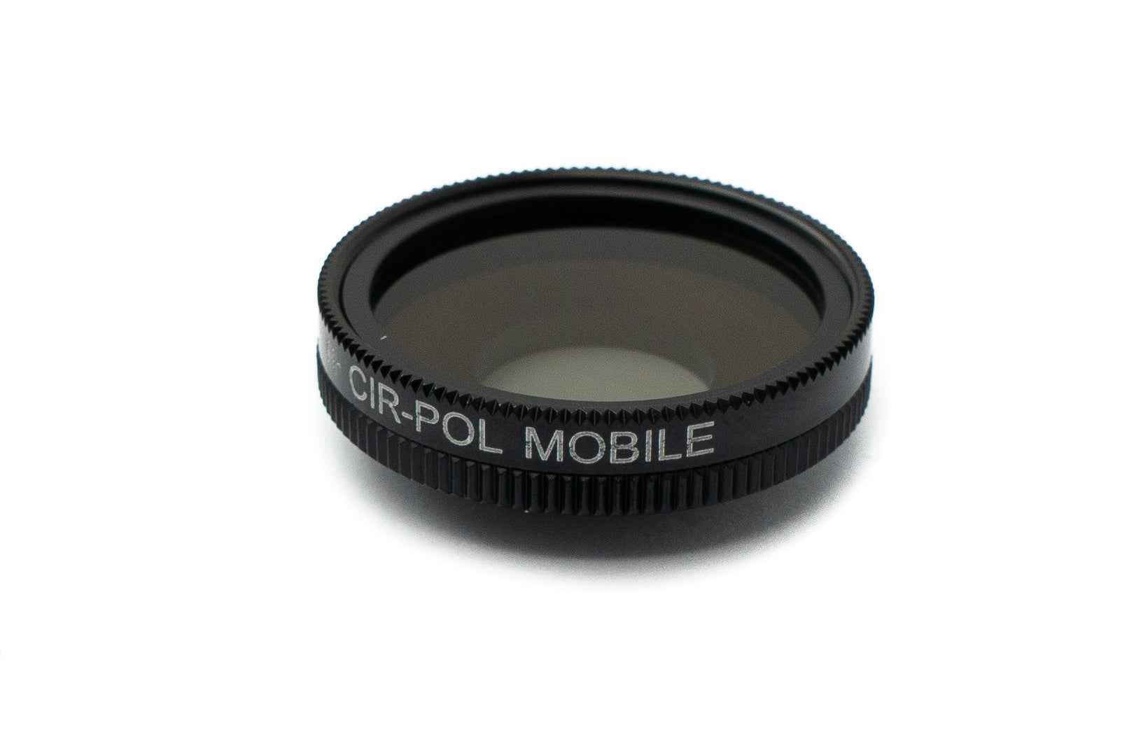SYSTEM-S CPL Filter Circular Polarizer Linse mit Hülle in Schwarz für iPhone 14 Pro