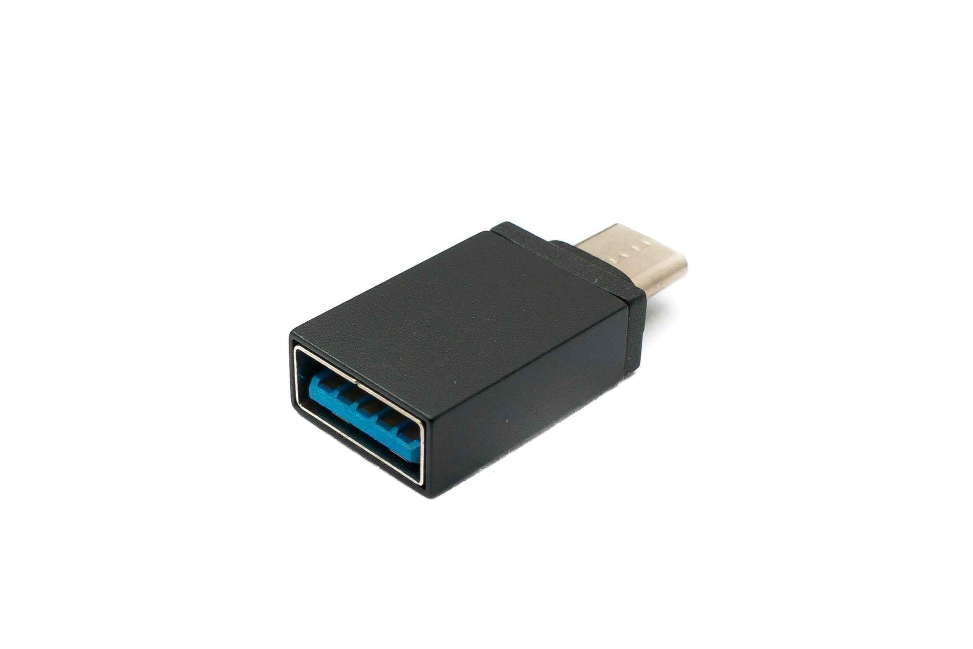 SYSTEM-S USB 3.1 Adapter Typ C Stecker zu 3.0 A Buchse 5 Gbit/s in Schwarz