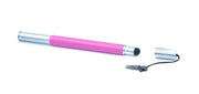 Touchpen Stylus aus Aluminium in Pink ausfahrbar 7,2-10 cm für Touchscreen