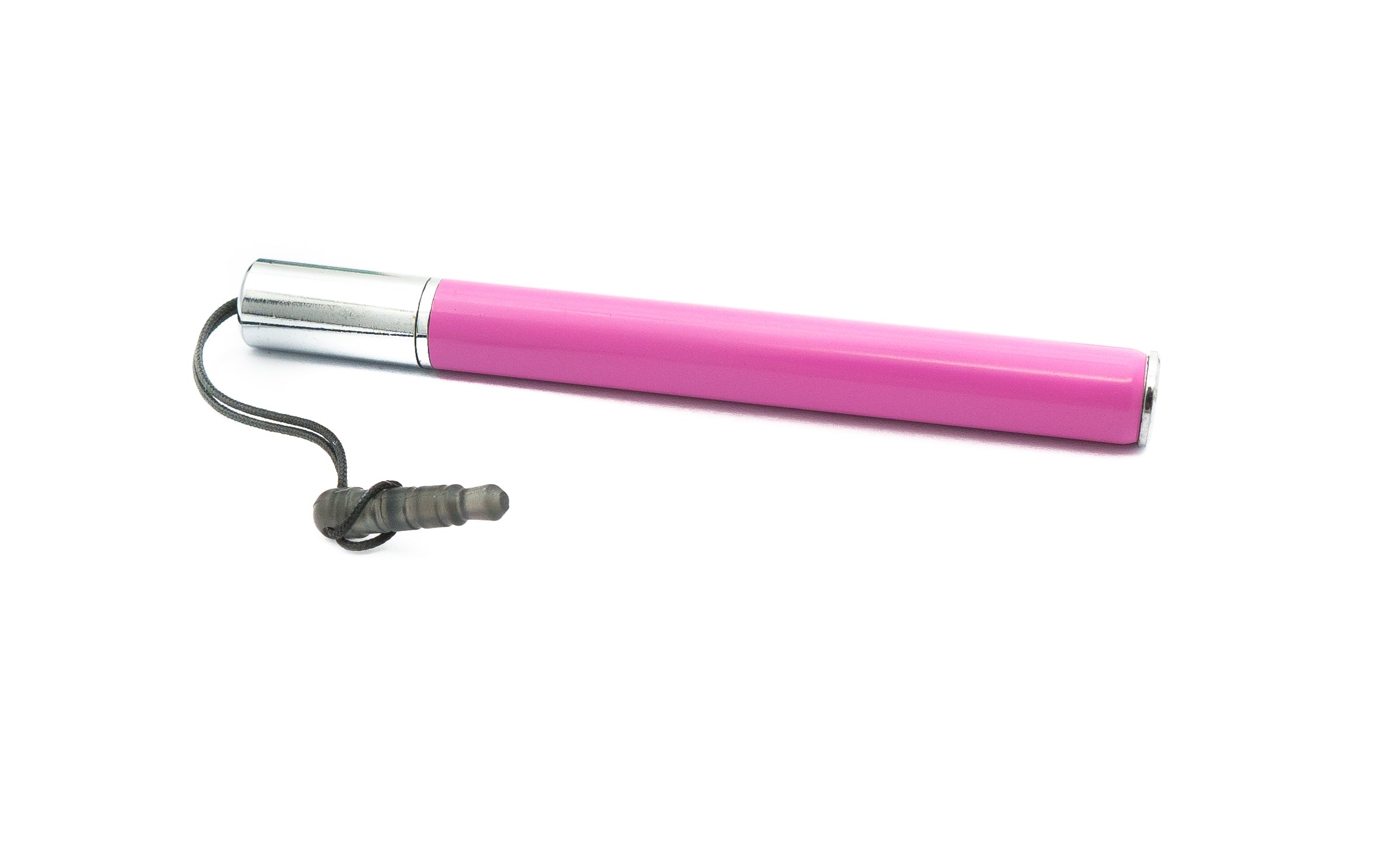 Touchpen Stylus aus Aluminium in Pink ausfahrbar 7,2-10 cm für Touchscreen