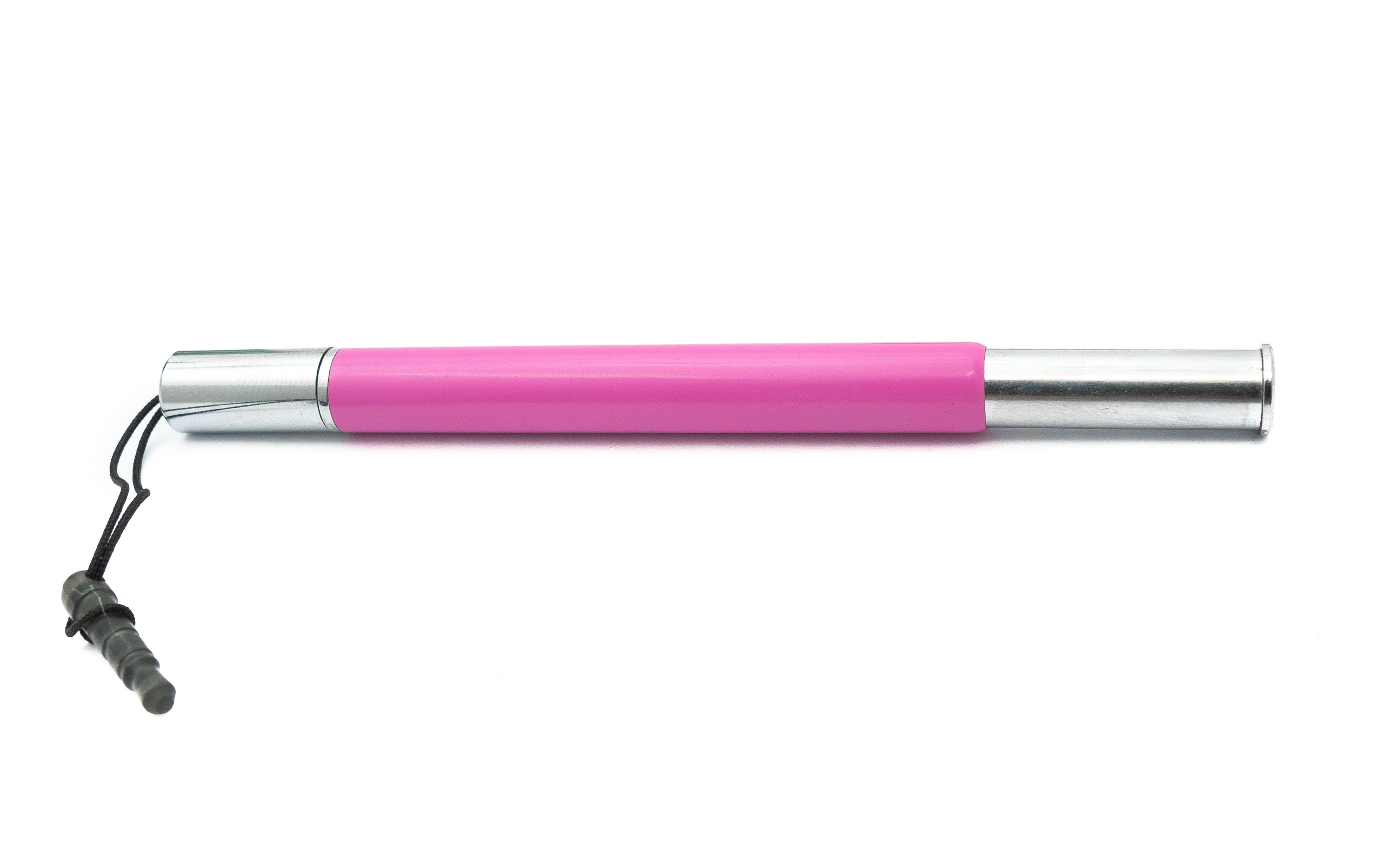 Touchpen Stylus aus Aluminium in Pink ausfahrbar 7,2-10 cm für Touchscreen
