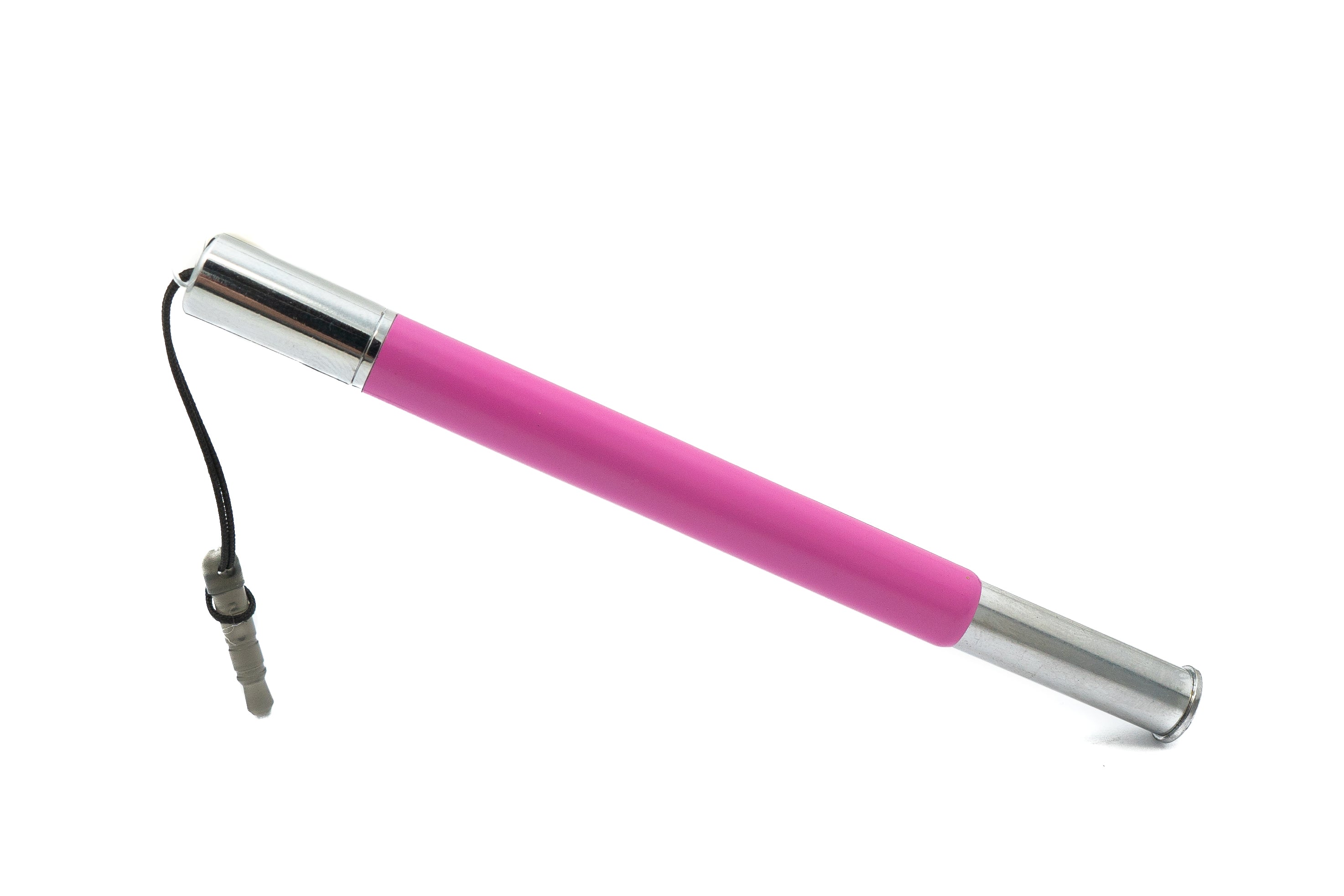 Touchpen Stylus aus Aluminium in Pink ausfahrbar 7,2-10 cm für Touchscreen
