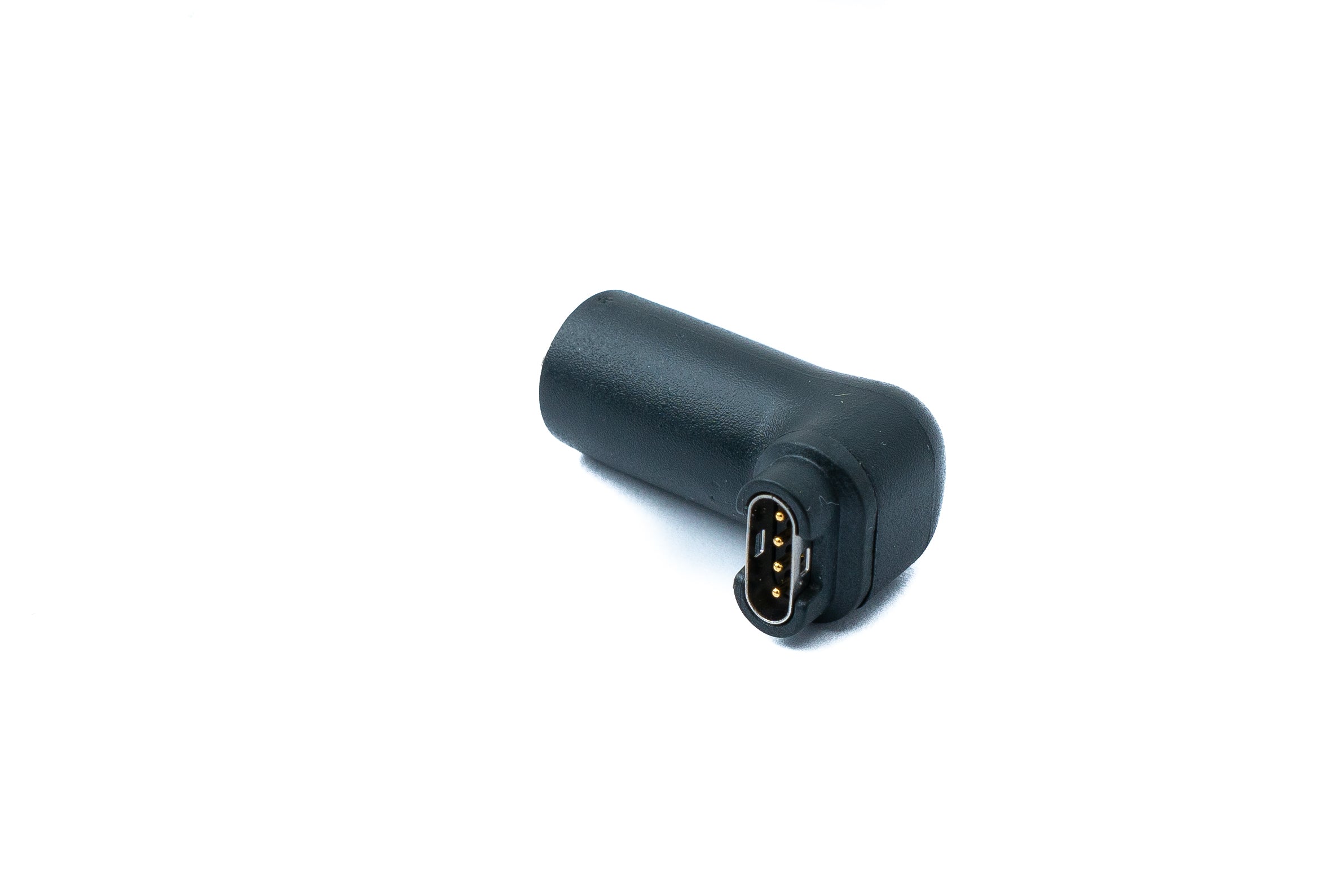 DC-Adapter Stecker zu Stecker 90-Grad-Winkel für Garmin Smartwatch schwarz