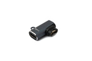 USB-C-Adapter gewinkelt für Garmin Smartwatch 2,4 cm grau | System-S