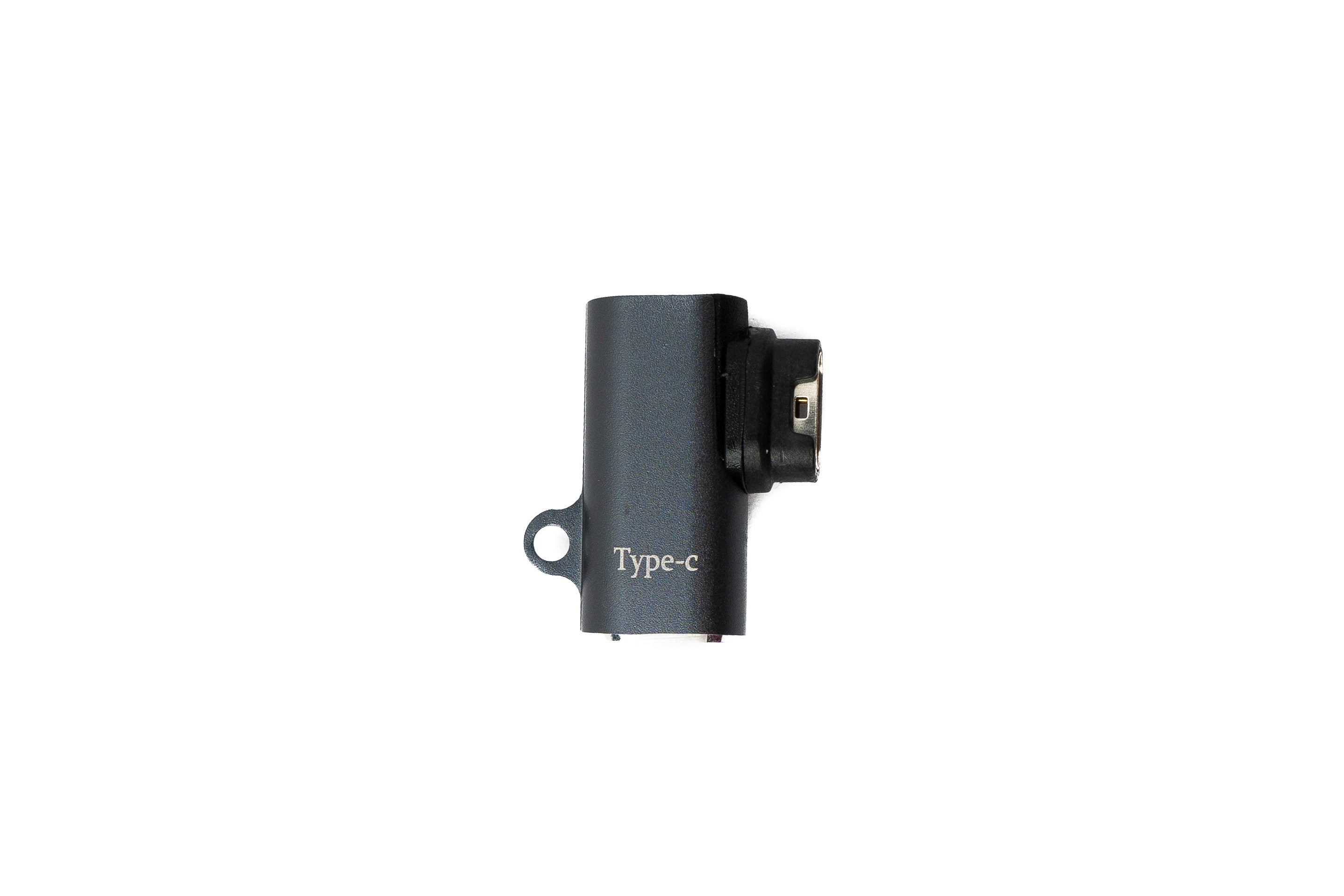 USB-C-Adapter gewinkelt für Garmin Smartwatch 2,4 cm grau | System-S