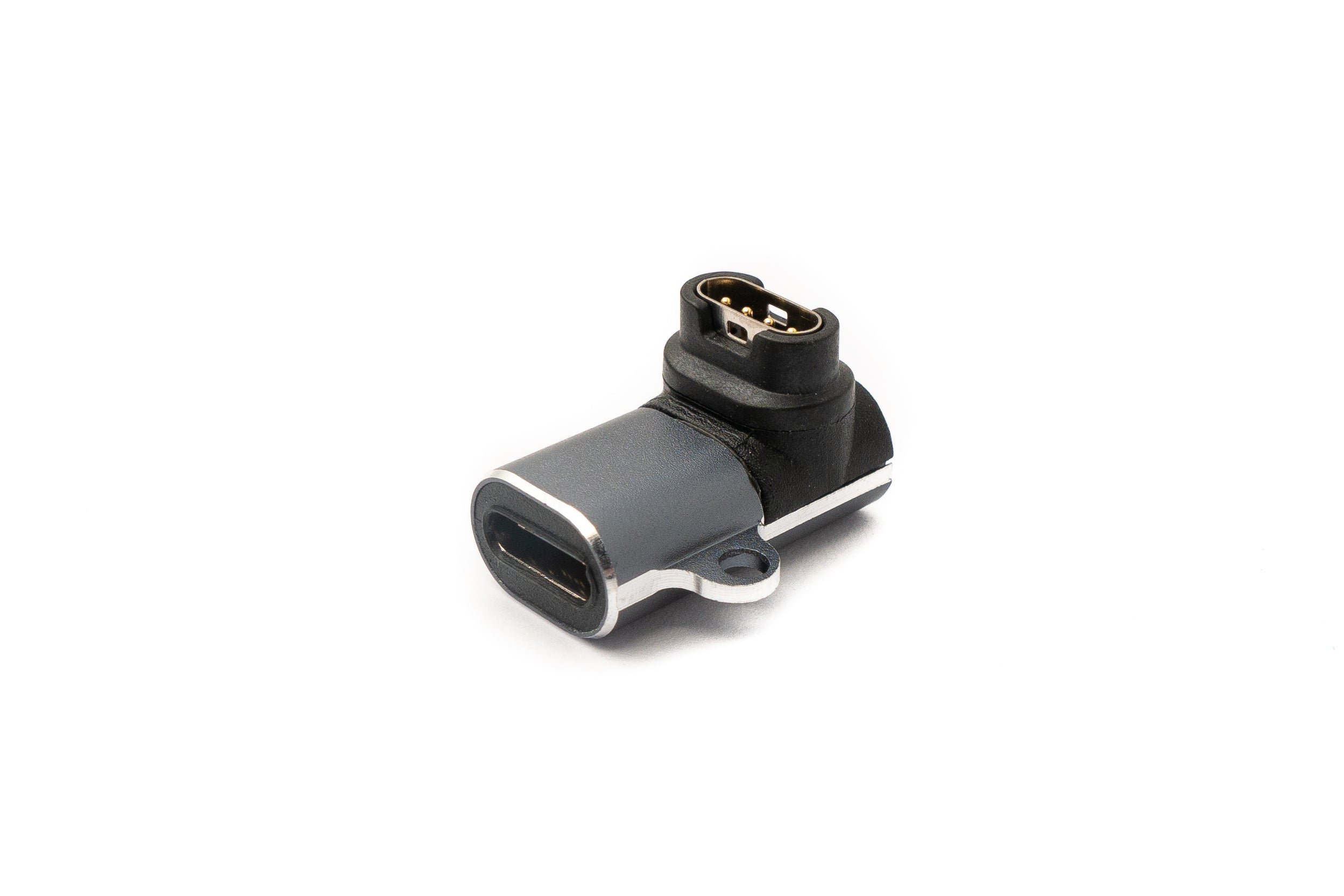 USB-Adapter USB 3.1 Typ C Buchse auf Garmin-Stecker grau 2,1 cm | System-S