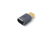 USB4 Adapter USB-C Stecker zu Buchse 40 Gbit/s 100 W grau 81474704 | SYSTEM-S